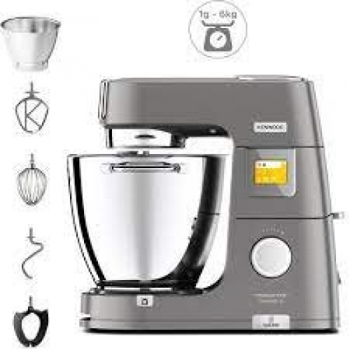 1400W, SILVER, 7L+5L stainless steel bowls, Integrated weighing, Intuitive ful