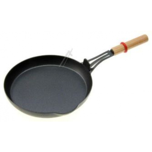 Grand poêlon raclette rond manche Bois