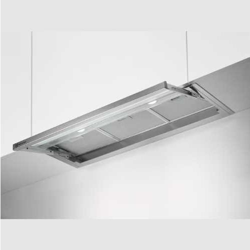 Hotte tiroir – Couleur:Gris – Dimensions H / L / P (mm):60/860/298 – Commandes m