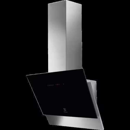 Hotte verticale – Couleur:Noir – Dimensions H / L / P (mm):543min -953maxi /598/