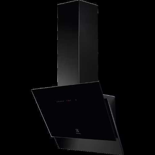 Hotte verticale – Couleur:Noir mat – Dimensions H / L / P (mm):868min -1278maxi
