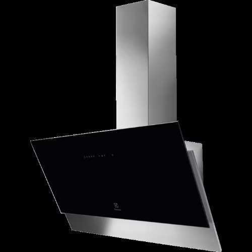 Hotte verticale – Couleur:Noir mat – Dimensions H / L / P (mm):868min -1278maxi