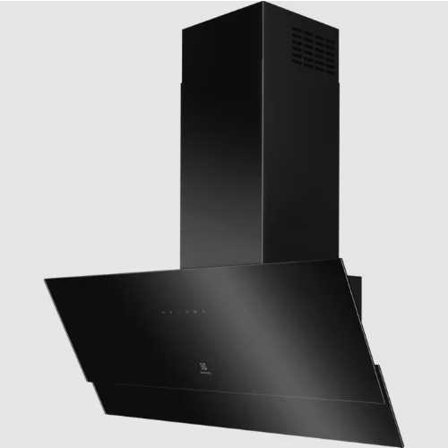 Hotte verticale – Couleur:Noir – Dimensions H / L / P (mm):543min -953maxi /898/