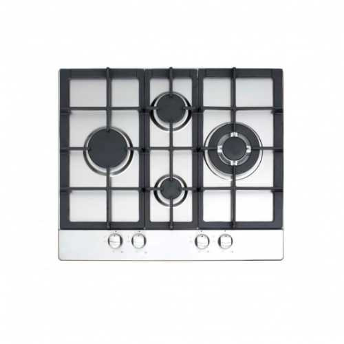 “4 gas burners:
Rear: 1 semi-fast, 1.75kW
Front: 1 auxiliaty, 1kW
Right: 1 tripl