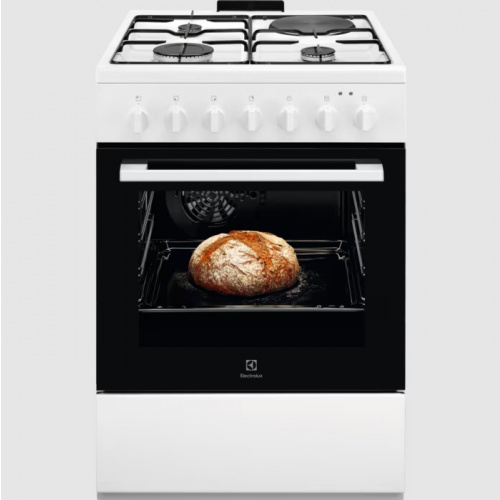 Cuisinière Mixte gaz/électrique 60×60 Multifonction – Plaque de cuisson : Mixte