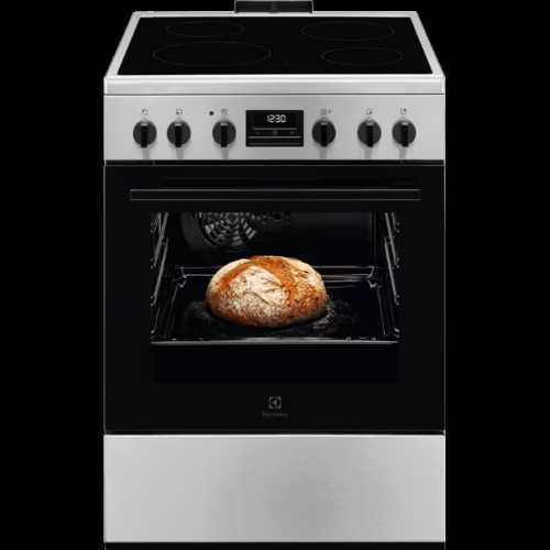 Cuisinière Vitrocéramique 60×60 SteamBake – Plaque de cuisson : Vitrocéramique –