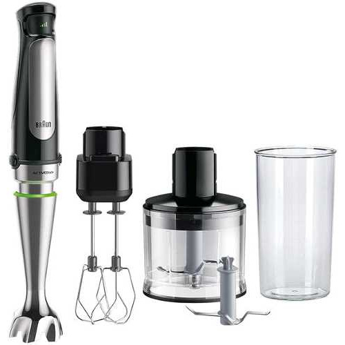 1000W, SMART SPEED (easy), ACTIVEBLADE, BOL, DOUBLE BEATER, 500ml HACHOIR avec c