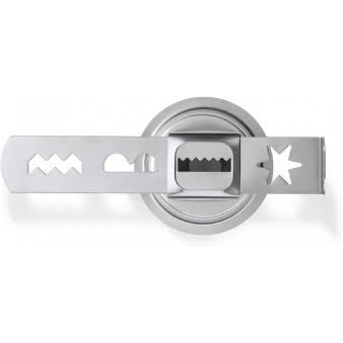 MUZ45SV2 Filière à pâtisserie en alu pour 4 différentes formes à pâtisserie C