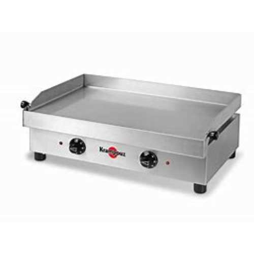 Plancha électrique SAMBA 2x1250W 54×33 Inox 2 Thmt