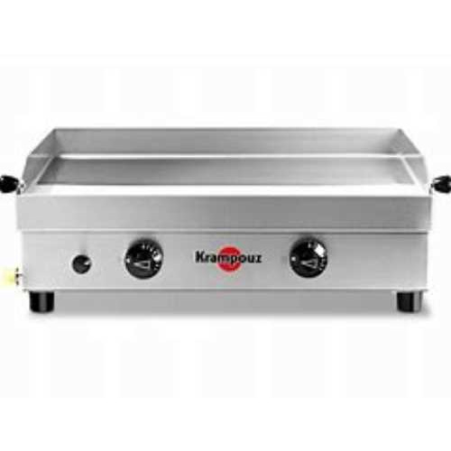Plancha à gaz SAMBA 2x1500W 54×33 Inx 2 Zones
