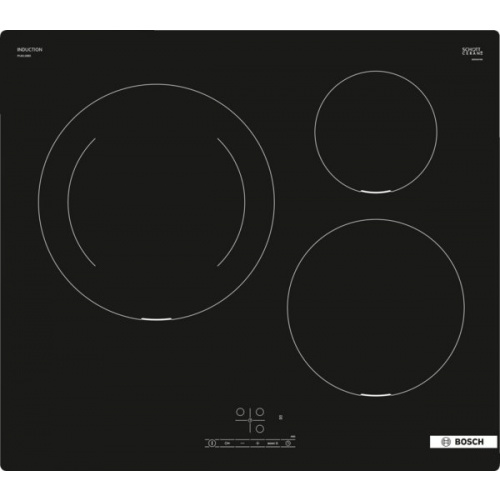 Table de cuisson 60 cm : espace pour 3 casseroles ou poêles   Flexibilité des zo
