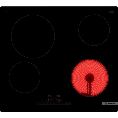 Table de cuisson 60 cm : espace pour 4 casseroles ou poêles Flexibilité des zo
