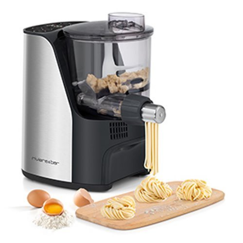 Machine à pâtes 220W Sans Gluten 4Prog.8Moul.Inx