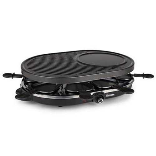 Raclette Tristar RA-2996 – Pour 8 personnes – Avec zone pour les crêpes