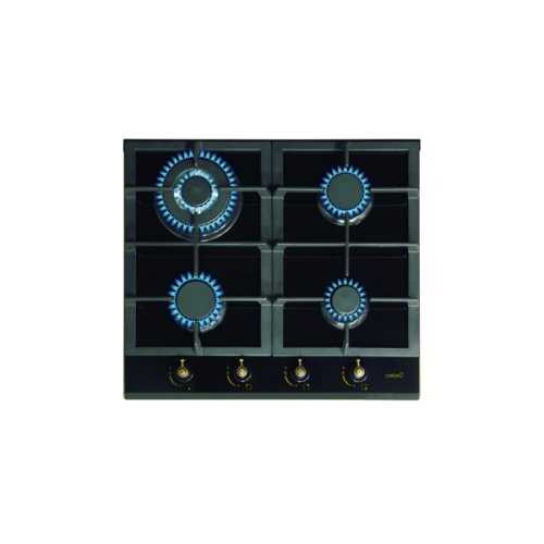 “4 gas burners:
Rear Left: 1 triple ring of 3.5kW
Front Left: 1 semi-fast of 1.7