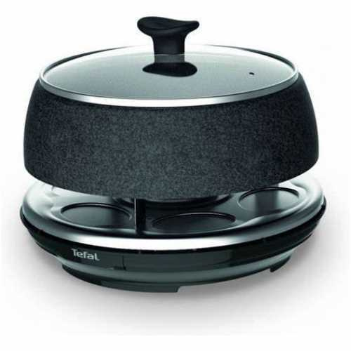 Raclette 6en1 Cheese&Co 6p Fondue-Crêpes noir