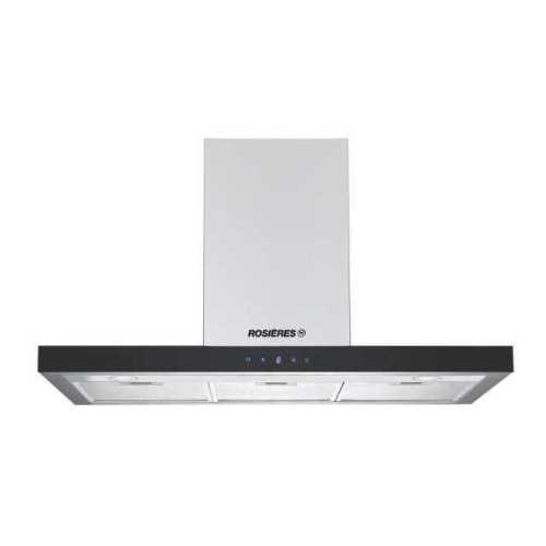 Hotte box 90 cm Rosieres RHP90TX – Classe C – 67 kWh/an – 3 vitesses – Mini : 30