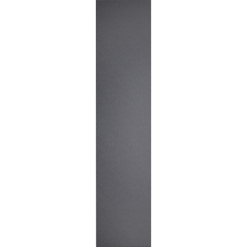 Porte en inox brossé foncé, sans poignée. Pour RVF, niche largeur 45.7 cm. Epa