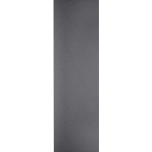 Porte en inox brossé foncé, sans poignée. Pour RVC et RVF, niche largeur 61 cm.