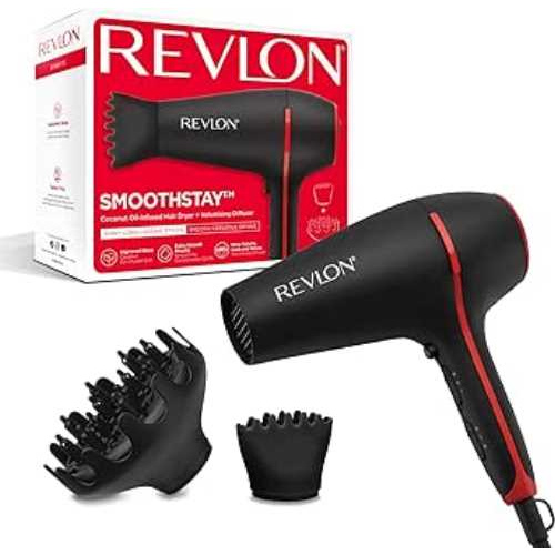 SECHE-CHEVEUX SMOOTHSTAY infusé à l&rsquo;huile de coco + diffuseur Volumateur 2000 W,