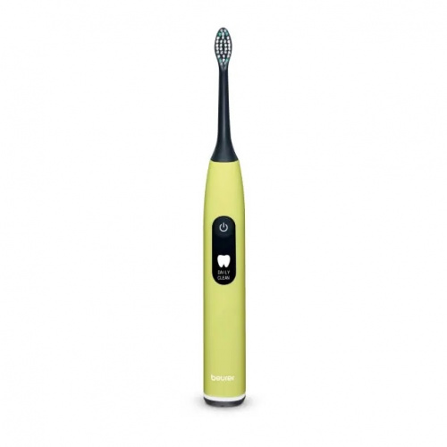 Brosse à dents électrique sonique – 5 modes de brossage – Jaune acidulé