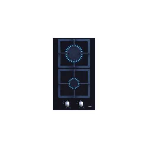 « 2 gas burners:
Rear: 1 fast of 3kW
Front: 1 auxiliaty of 1kW
One hand automatic
