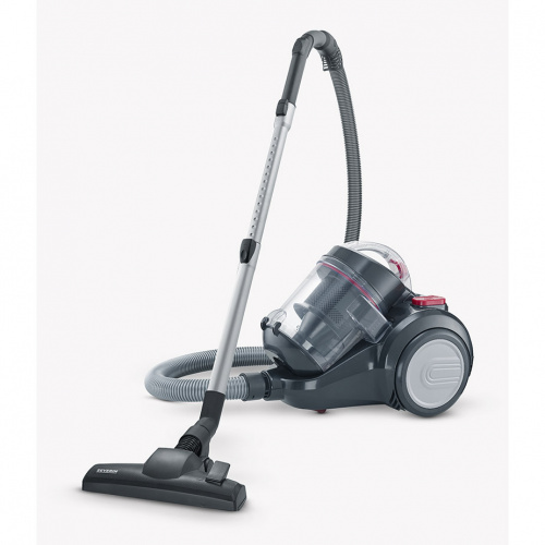 Aspirateur sans sac, noir-rouge, 750W, 2,1 L, 79 dB, filtre HEPA