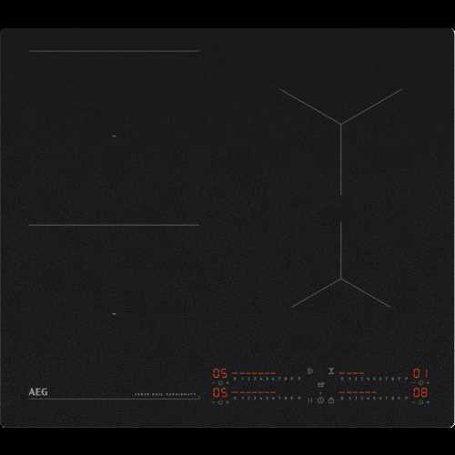 Table:Induction – Largeur (mm):580 – 4 foyers – Zone gauche en surface de cuisso