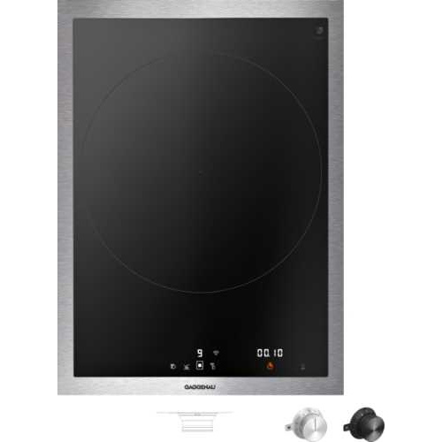 Zone de cuisson Ø 32 cm avec fonction Booster  Bouton de commande pour un contrô