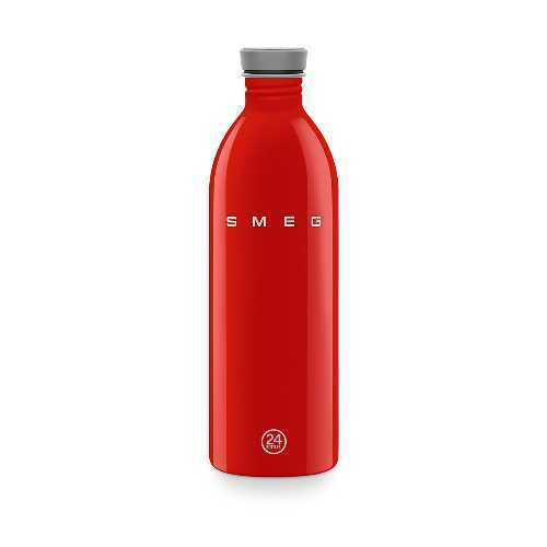 Bouteille Rouge 1L Acier Inox
