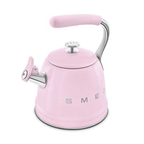 Bouilloire Sifflante Rose 2,3L tout feux base 20 cm